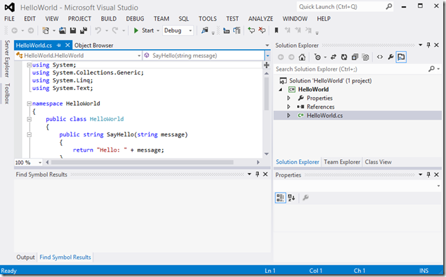 Visual Studio 2012